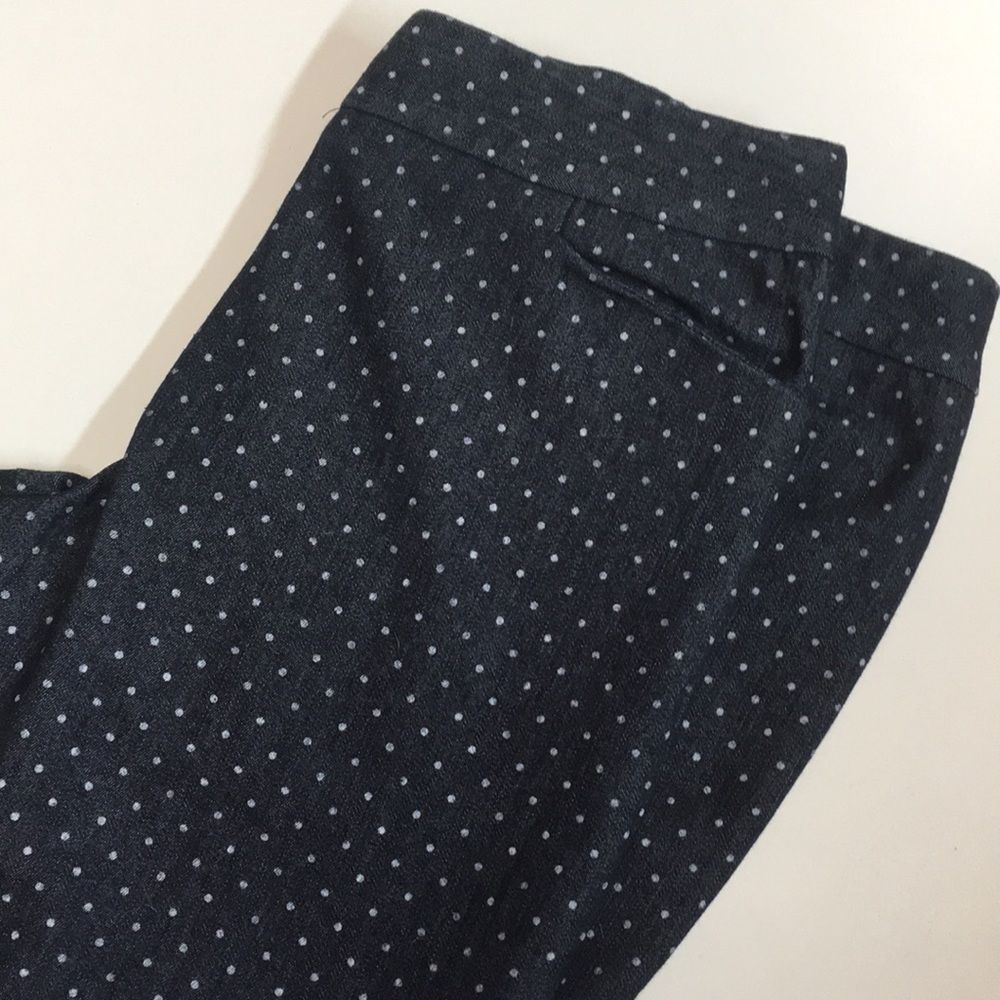 V. Bertinelli Dress Denim Capri Pants Polka Dots 6 - Picture 7 of 8